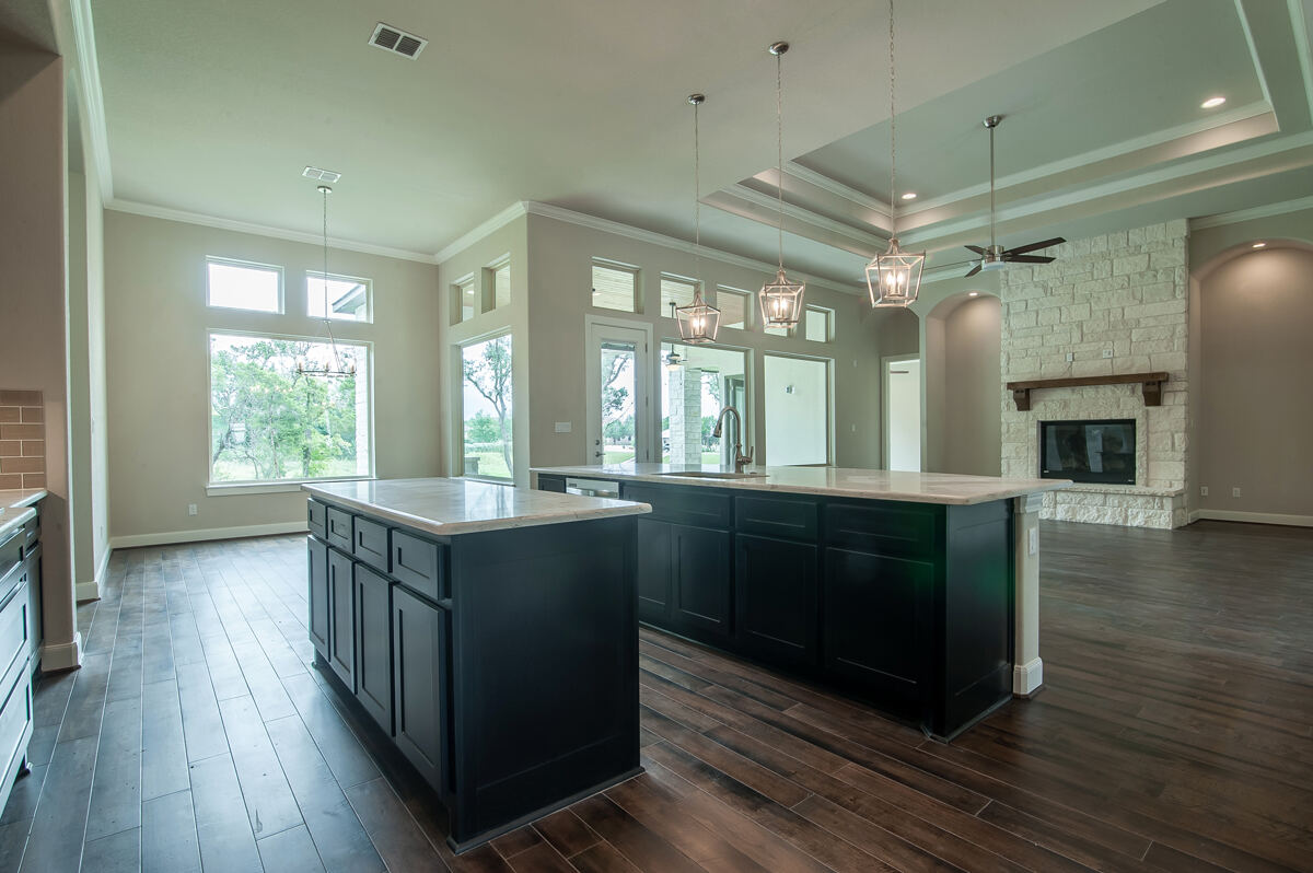 Entertainer’s Custom Kitchen by NB Custom Homes in Comal County, TX
