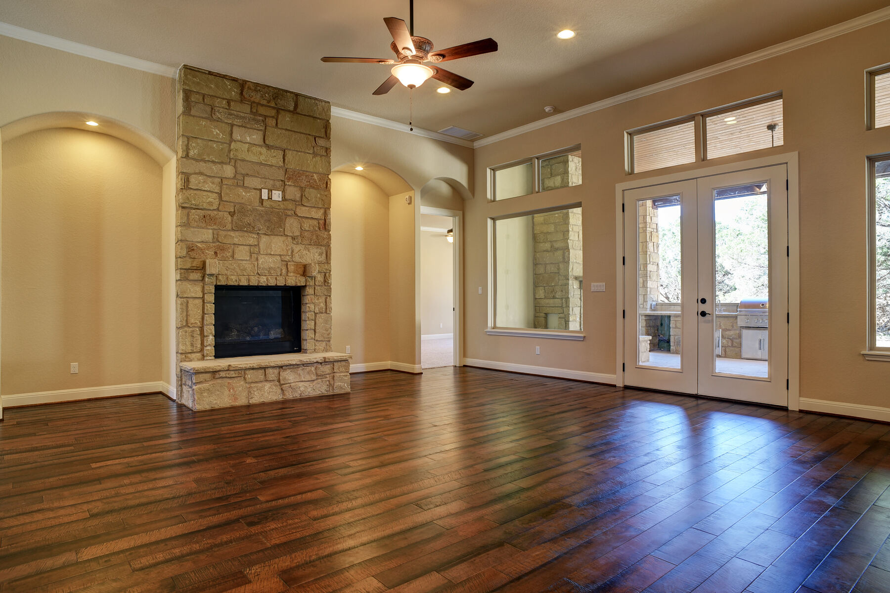Hill Country Ranch Home by NB Custom Homes in New Braunfels, TX